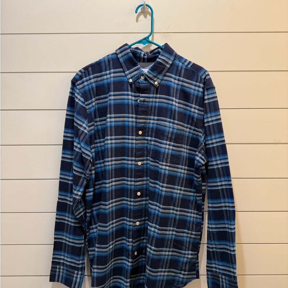 Gap Blue Plaid Men's Shirt